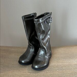 Kenneth Cole Reaction Silver Baby/Toddler Boots